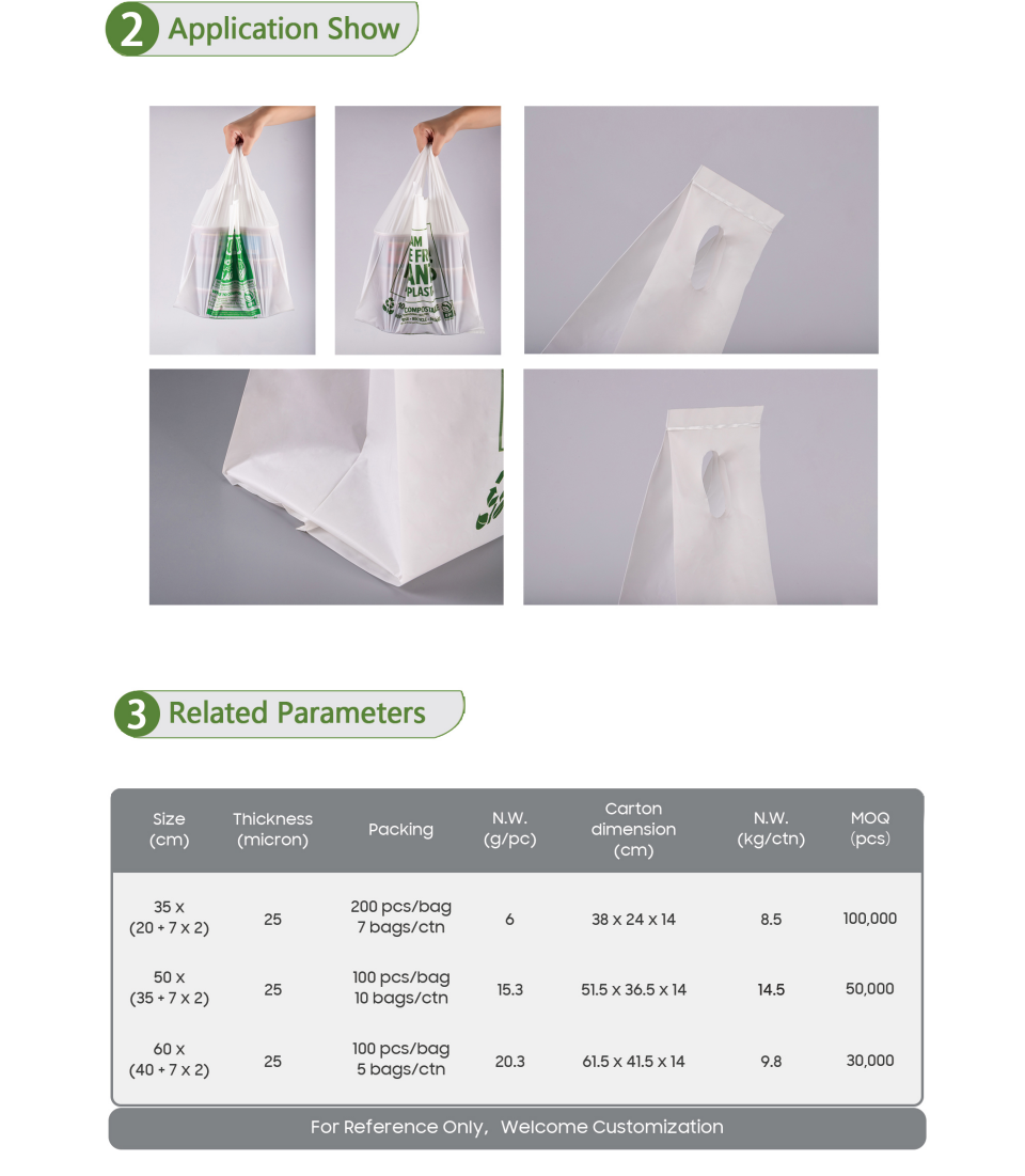 bio degradable plastic bag