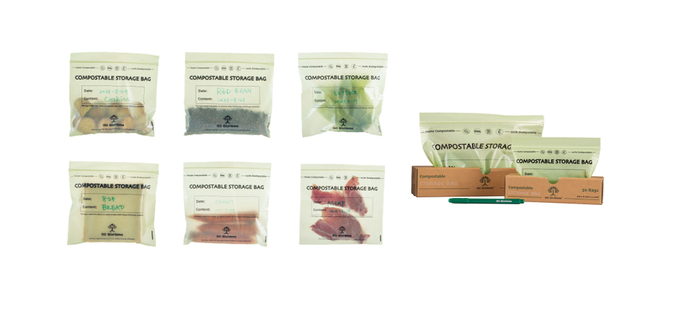 bio degradable zip lock bags 