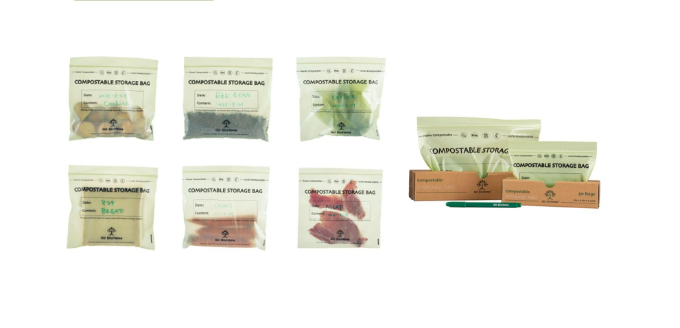 Bio degradable zip lock bag