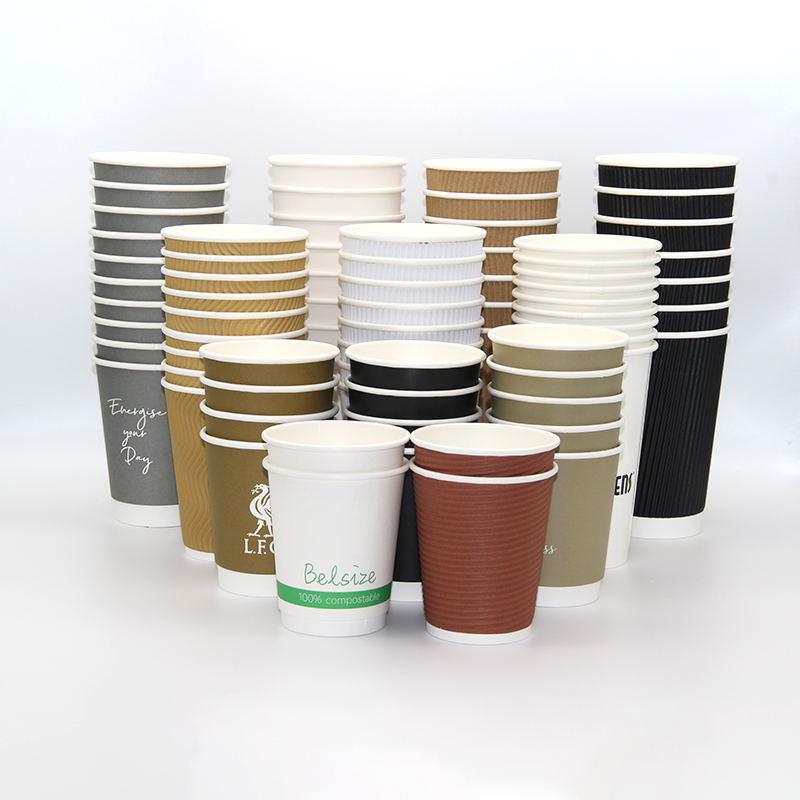disposable paper coffee cups
