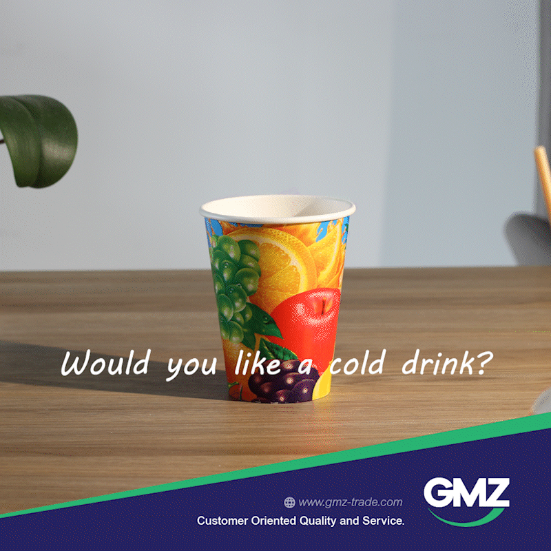cold drink paper cup