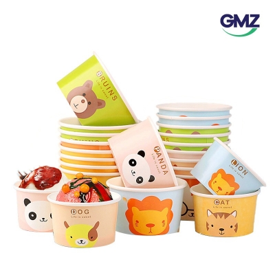 Disposable Printed Ice Cream Cups