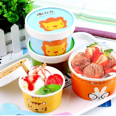 Disposable Printed Ice Cream Cups