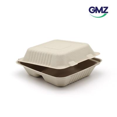 Biodegradable Bagasse Hamburger Box