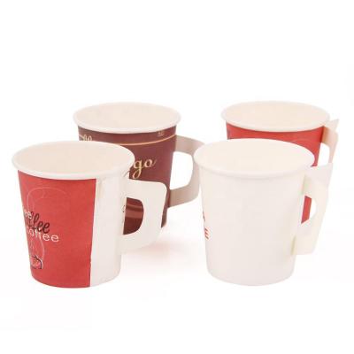 9oz paper coffee cup with handle