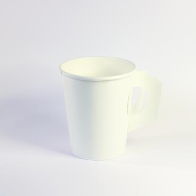 9oz paper coffee cup with handle