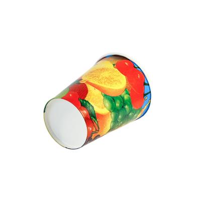 16oz custom patterns paper cold drink cup